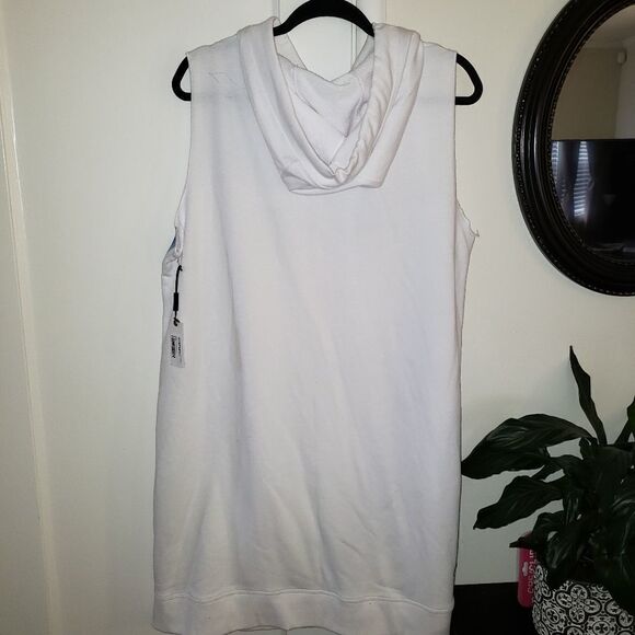 Calvin Klein Performance Hoodie Ombre Stripe Dress - Picture 9 of 9